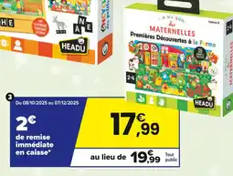 JouéClub HEADU Premières découvertes à la ferme la maison des maternelles | 2 ans offre