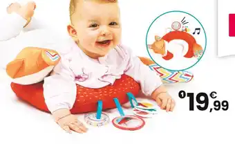JouéClub Coussin d’activités renard | 3 mois offre
