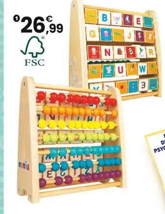 JouéClub OKOIA Imagier boulier alphabet | 12 mois offre