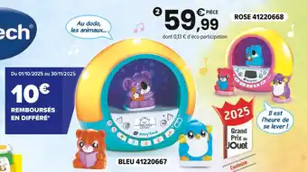 JouéClub VTECH Story’clock ma conteuse-réveil offre