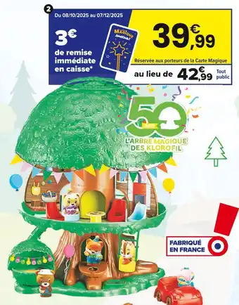 JouéClub Arbre magique 50 ans | 18 mois offre