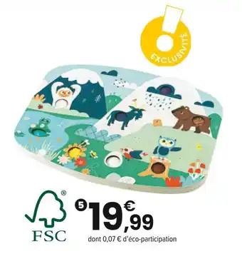 JouéClub L'ATELIER DU BOIS Tape balles de la montagne magique 12 mois offre