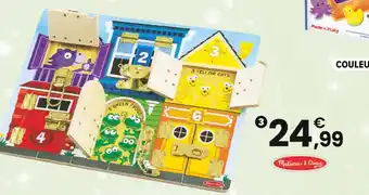 JouéClub MELISSA & DOUG Planche d’activités avec loquets | 3 ans offre