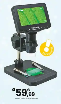 JouéClub LISCIANI Hi-tech microscope éducatif numérique | 6 ans offre