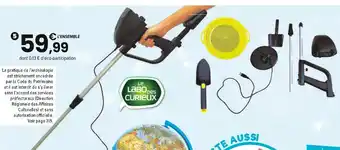 JouéClub LE LABO DES CURIEUX Mon kit de détecteur de métaux | 8 ans offre