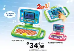 JouéClub VTECH Ordi-tablette p’tit genius touch | 2 ans offre