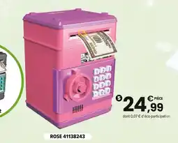 JouéClub Coffre-fort pour pièces et billets offre