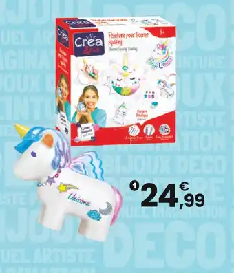 JouéClub Crea & Lie Peinture pour licorne squishy offre