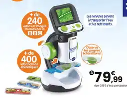 JouéClub VTECH Genius xl - microscope vidéo interactif | 7 ans offre