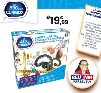 JouéClub Le Labo des Curieux Laboratoire des Réactions Explosives offre
