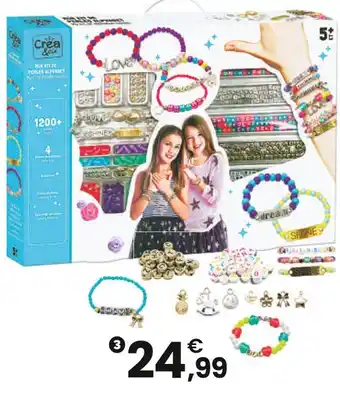JouéClub CREA & LOIS Mon kit de perles alphabet | 5 ans offre