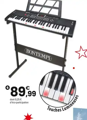 JouéClub BONTEMPI Clavier numérique - polyphonie 8 notes | 5 ans offre