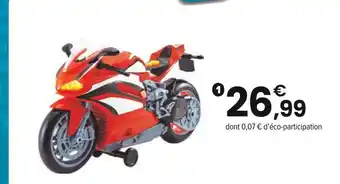 JouéClub TEAM CITY Moto sonore et lumineuse | 3 ans offre