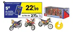 JouéClub Burago PACK DE 3 MOTOS RALLYE RED BULL offre