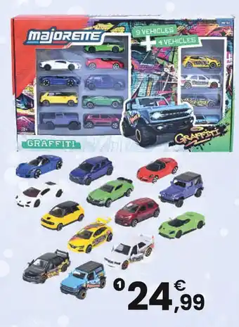 JouéClub Majorette - set 13 véhicules graffiti | 3 ans offre