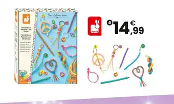 JouéClub JANOD Scoubidous peace & love - 50 fils offre