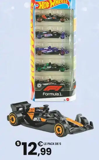 JouéClub HOT WHEELS racing pack 5 vehicules 1/64ème | 3 ans offre