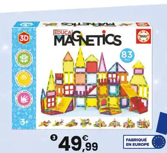 JouéClub EDUCA EDUCA MAGNETICS 83 PIÈCES offre