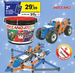 JouéClub MECCANO Meccano junior baril de 50 pièces | 5 ans offre