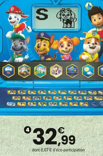 JouéClub Paw Patrol Learning Laptop offre