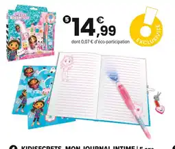 JouéClub Journal intime et stylo à encre magique 3 an offre