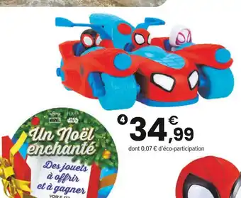 JouéClub Marvel VÉHICULE 3-EN-1 L’ÉQUIPE SPIDEY | 3 ans offre
