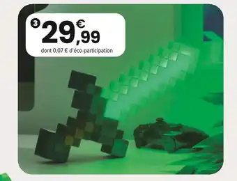 JouéClub MINECRAFT lampe épée en diamant | 6 ans offre