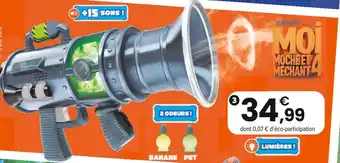 JouéClub Moi Moche et Méchant 4 L’ultime pistolet à prouts | 4 ans offre