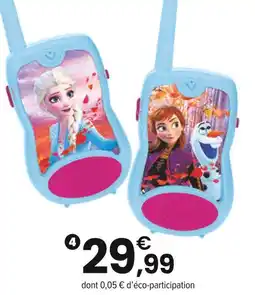 JouéClub Walkie-talkies Frozen offre