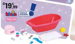JouéClub KLEIN Baignoire avec accessoires baby coralie | 3 ans offre
