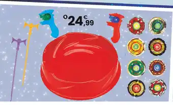 JouéClub Spin battle - arène de combat 4 toupies offre