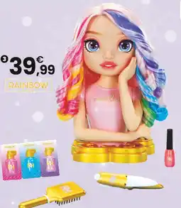 JouéClub RAINBOW HIGH Rainbow high - tête à coiffer bella offre