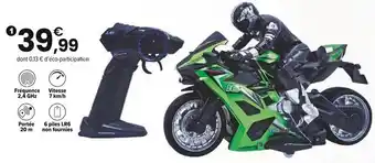 JouéClub Moto avec conducteur rc 1/10ème offre