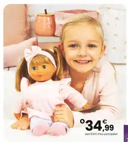 JouéClub Louna ma petite soeur qui parle 38 cm | 3 ans offre