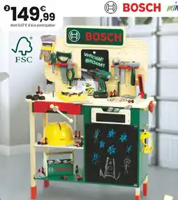 JouéClub BOSCH Grand établi bosch en bois | 3 ans offre