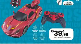 JouéClub Véhicule robot transformeur rc | 8 ans offre