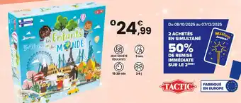 JouéClub TACTIC Apprenons les enfants du monde offre