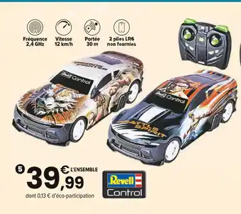 JouéClub Revell Control SET DE 2 VOITURES STREETFIGHTER RADIOCOMMANDÉES offre