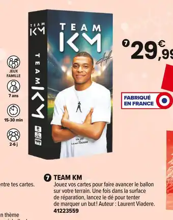 JouéClub Team KM offre