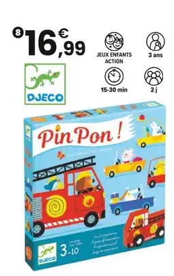 JouéClub Djeco PINPON offre