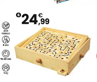 JouéClub LABYRINTHE EN BOIS offre