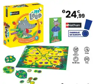 JouéClub Nathan Le Jeu du Loup offre