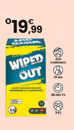 JouéClub Wiped Out offre