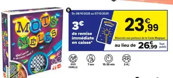 JouéClub Mots Mêlés offre