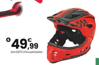 JouéClub CASQUE RACING XS-S 48-53 CM ROUGE offre