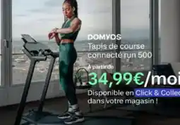 Decathlon Doméos - tapis de course connecté run 500 offre