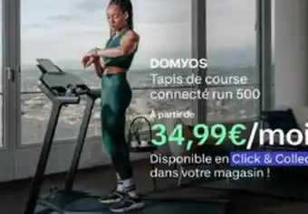 Decathlon Doméos - tapis de course connecté run 500 offre