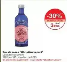 Monoprix Eau de roses offre