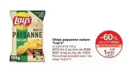 Monoprix Lay's - chips paysanne nature offre