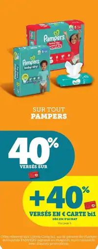 Maximarché Sur tout pampers offre